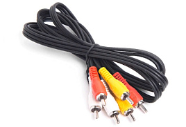 Кабель Сигнал (33150) шнур 3RCA-3RCA, 1,5 м