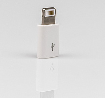 Переходник для телефона DIALOG СI-0001 white -Apple 8pin (M) - microUSB (F), белый, в пакете