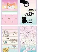 Блокнот 32л. BG Б6ск32_бл 10086 "Как делишки?", блестки, ассорти