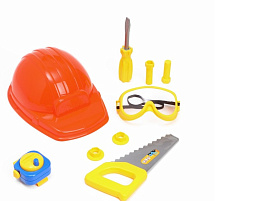 Набор строительных инструментов 7107390 Синий трактор