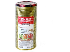 Крышка металл Komfi 50шт золотая 5600