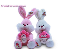 Мягкая игрушка Заяй с грибком 2251/36ск
