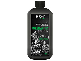 Шампунь мужской Family Н2 Orizon 500мл.2в1для волос и тела Green Arctic