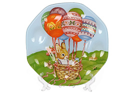 Подставка для яйца стекло 452398 Пасхальный зайчик 1412