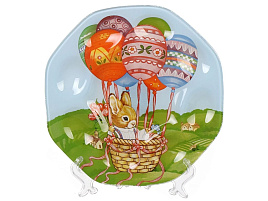 Подставка для яйца стекло 452398 Пасхальный зайчик 1412