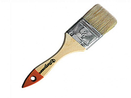 Кисть плоская натуральная щетина 20мм П012-34 Петрович