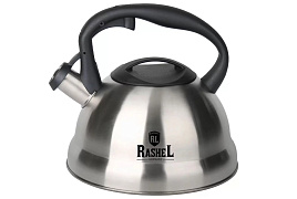 Чайник нержавейка 3,2л М-7182 Rashel со свистком