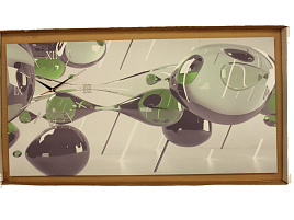 Часы настенные Сюжет 50*100 FG630 на холсте