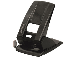 Дырокол Berlingo KPh_60178 "Power TX" 60л., металлический, с фиксатором и линейкой, черный