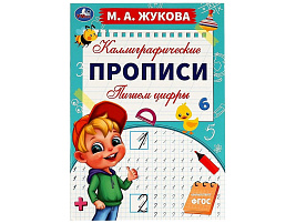 Книга КАЛЛИГРАФИЧЕСКАЯ ПРОПИСЬ 6294-3 Пишем цифры