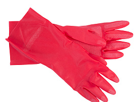 Перчатки резиновые Gloves L повыш.эластичность