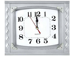 Часы настенные Atlantis 24*20 0048 серебро