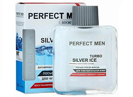 Лосьон после бритья 21век Perfect Men 100мл Turbo Silver Ice
