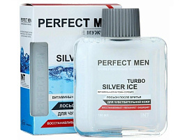 Лосьон после бритья 21век Perfect Men 100мл Turbo Silver Ice