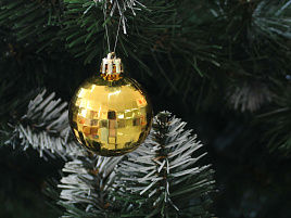 Шар 5см E90021 Восточная сказка золото