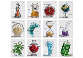 Набор предметных тетрадей BG ТПК5ск48 62323 (12 шт.) 48л. "Юный гений", эконом