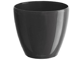 Кашпо цветочное 1,5л Деко Твин 051907/3803 антрацит