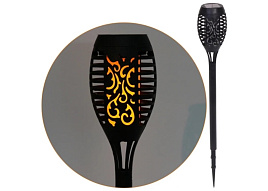 Светильник садовый на солн.бат. Факел 50*7см 732-094