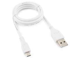 Кабель GEMBIRD 11575 CCР-MUSB2-AMBM-W - 1 м