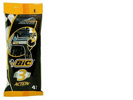 Станок для бритья Бик 3 Action 4шт.6566