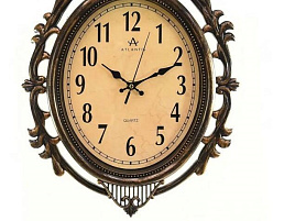 Часы настенные Atlantis 36*29 TLD-35191 коричневые