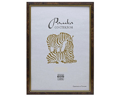 Фоторамка 15*21 101 пластик Коричневый