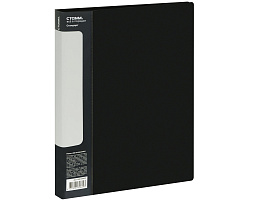 Папка 60 вкл. СТАММ ММ-30629 "Стандарт" А4, 21мм, 700мкм, пластик, черная