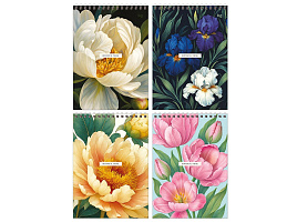 Блокнот 60л. BG Б5гр60 06542 А5 на гребне "Botanical theme"