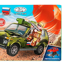 Конструктор Брик 7280-CY Lada на парашюте 60дет