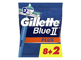 Станок для бритья Gillette BLUE IIPlus 8+2шт.
