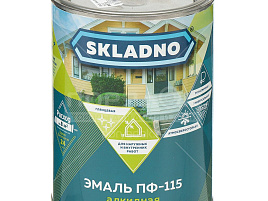 Эмаль ПФ-115 желтая 0,8кг Skladno 4824