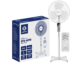 Вентилятор Eurostek EFS-4070 пульт напольный белый