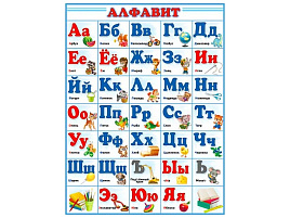 Плакат Алфавит Р2-315 595*450мм