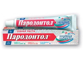 Зубная паста Пародонтол 63г Тройное Действие(Свобода)0745