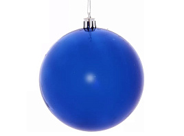 Шар 10см 201-0708 Глиттер синий 1шт
