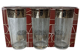 Набор стаканов 6шт 1256 Гравировка в подложке