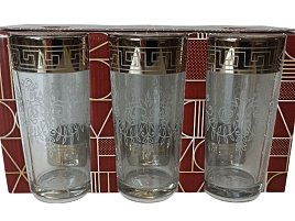 Набор стаканов 6шт 1256 Гравировка в подложке
