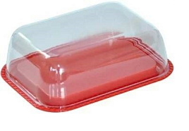 Масленка пластик РТ9096/2159 двухсторонняя темный камень