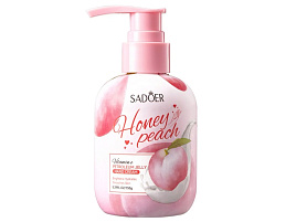 Крем для рук Sadoer 150мл Медовый персик увлажняющий смягчающий для всех типов кожи