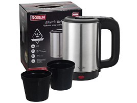 Электрочайник ROXEN RX-508 металл 0,8л