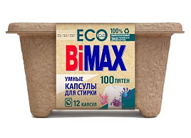 Стиральный порошок Капсулы Bimax  М ЭКО 12шт.100 пятен