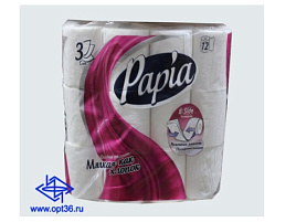 Туалетная бумага Papia 12шт.3-х сл.Балийский цветок 0839