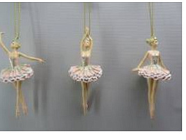 Подвеска полистоун Балерина 11см 782400