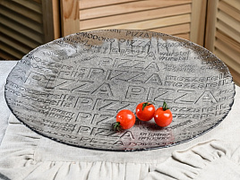 Блюдо стекло 35см 888-Н7 Графит