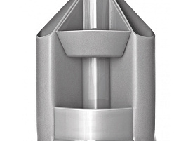 Подставка-органайзер Стамм ОР72 "Mini Desk", вращающаяся, серый металлик