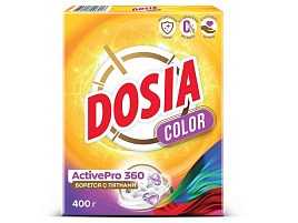 Стиральный порошок Дося Автомат 400г Колор ActivPro 360 против пятен