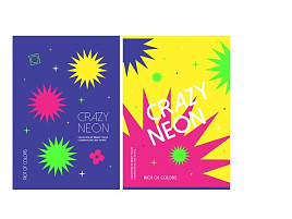 Тетрадь 96л. А4  Т4ск96 11214 "Crazy neon", неоновая краска