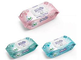 Влажные салфетки Predo 72шт