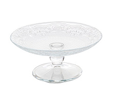 Блюдо стекло 96094/1687 Lacy на ножке 160мм б/уп