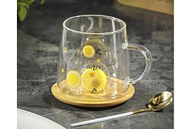 Чайная пара  462678/Y6-10250/B/3960 Лимон в /уп
